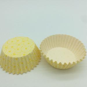 Wholesale Yellow Cwedding Cupcake Holders , Greaseproof Paper Muffin Cases Cups Wrappers from china suppliers