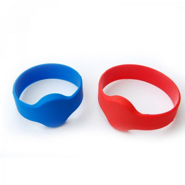 Quality Rfid Silicone Wristbands With Monza 5 Chip For Distribution Logistics for sale