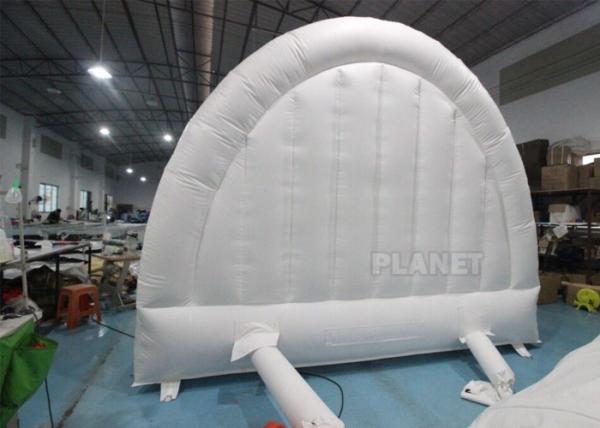 0.55mm PVC White Bounce House Inflatable Photo Bouncer Frame Wall