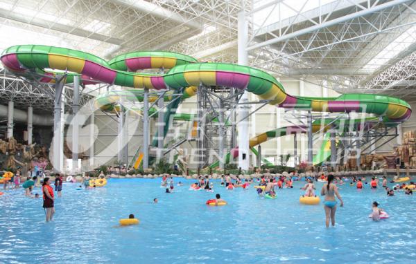 Quality Above ground pool water slide for family interacetive water fun in aqua park for sale