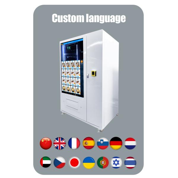 55 Inch Ads Vending Machine With Card Payment System Suitable For Selling Beverage, Food, 3ce, Phone
