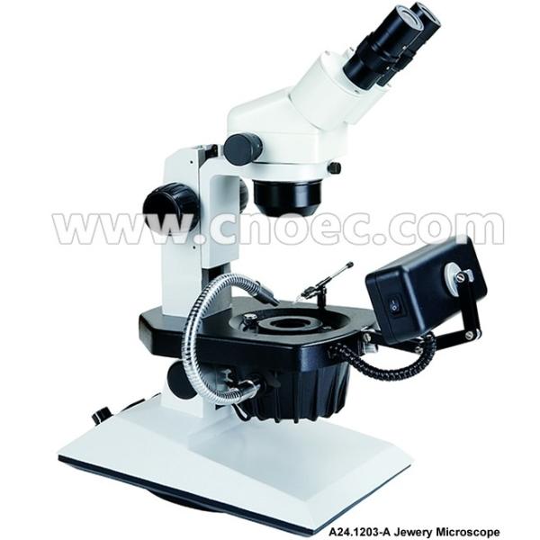 0.75 - 5x Jewelry Microscope Binocular Trinocular Halogen 12V 10W Gem Microscope A24.1203-B
