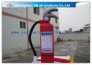 China Outdoor Display Red Inflatable Fire Extinguisher Model 3m For Fire Awareness on sale