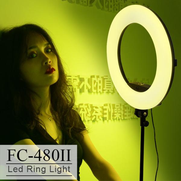 Adjustable 18 inch RGB Ring Light Remote Control / Dimmable LED Selfie Ring Light