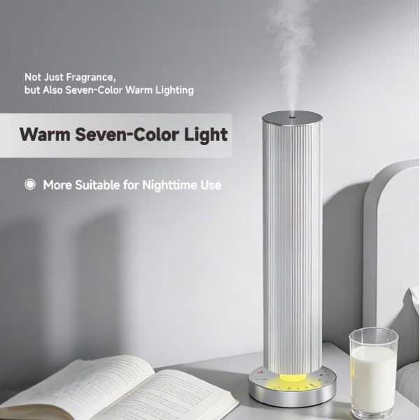 Automatic Lift Mechanism Aroma Diffuser Machine 200ml With 7 Color Warm Light