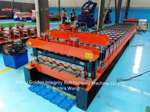 Wholesale JCX Glazed Roof Tile Roll Forming Machine 380v 50hz PPGI GI material from china suppliers