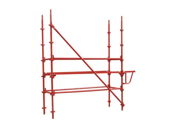 Quality Hot Dip Painted Q235 K-Stage Kwikstage Scaffold Components 48.3*3 / 3.25mm for sale
