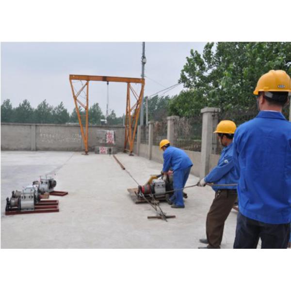 Heavy Duty 8 Ton Petrol Engine Powered Cable Tower Machine Winch