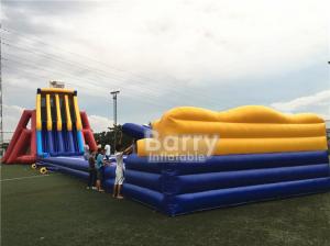 Wholesale EN14960 0.5mm PVC Giant Inflatable Slide 0.55mm / 18 Oz PVC Tarpaulin Durable from china suppliers