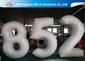 Wholesale European Standard White PVC Inflatable Advertising Number Display Figure Balloon from china suppliers