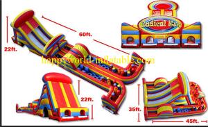 China Indoor inflatable playground , kids inflatable obstacle course , inflatable fun park city on sale