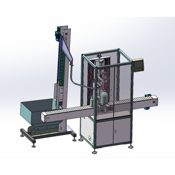 High Speed Auto Capping Machine Automatic Capper Feeding Systems 220V SS304