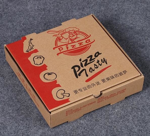 Hot Product Custom Printing Paper Cake Box ,High Quality Handle Pizza Boxes,Logo printed paper pizza packing box in chea