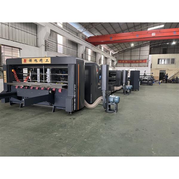 Automatic Carton Folder Gluer Stitcher Machine With Double Stitching