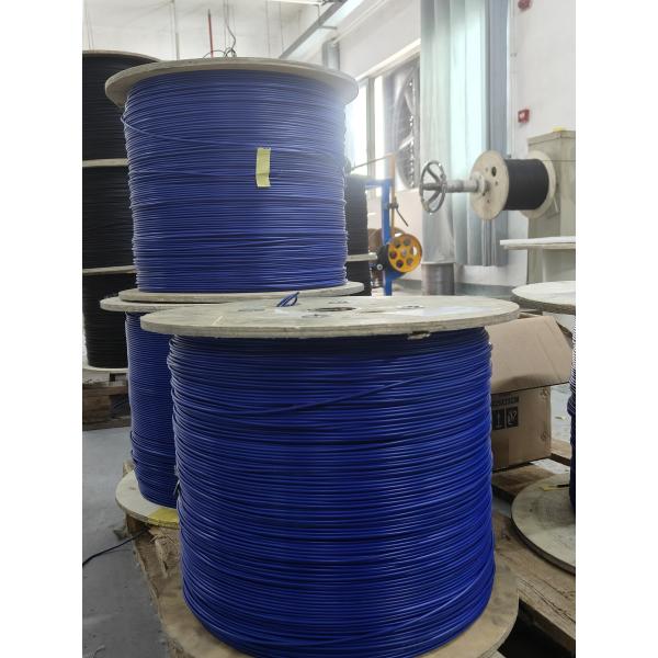 8 Core Armored Patch Cord 10m SC LC 6.5mm Blue LSZH Patch Jumper