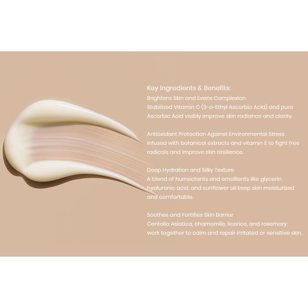 Customized VC Lustrous Moisturizing Lotion , Containing Centella Asiatica And Vitamin C Suitable For Dull And Sensitive Skin Can Brighten Relieve And