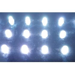 China Outdoor Lighting Square Digital RGB LED Pixels 0.3W 12mm DC12V 50pcs A String for sale