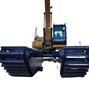 Wholesale Amphibious Excavator Pontoon Undercarriage Chassis Swamp Excavator Parts from china suppliers
