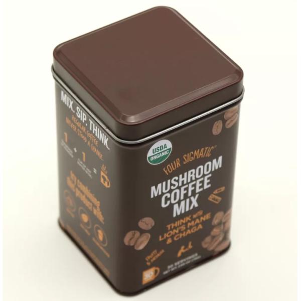 Recyclable Rectangle Coffee Tin Containers Tinplate Cookie Packaging