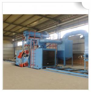 China Steel structure H beam shot blasting machine / Roller Conveyor Sand Blasting Machine on sale