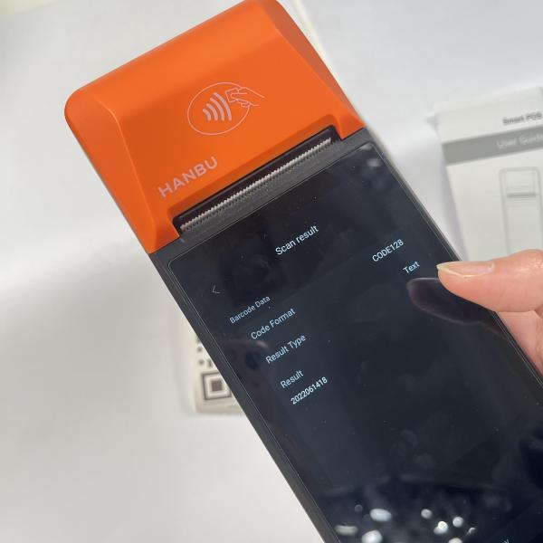 User Friendly Smart POS Terminal Mobile Android POS System 5.99 Inch With NFC Support