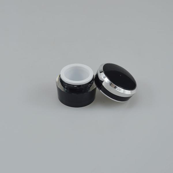 Customized Plastic Jar Acrylic Cosmetic Cream Container with Silk-screen Printing