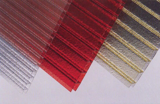 PC four layers sheet,PC multiwall sheet,pc hollow sheet for waterproofing