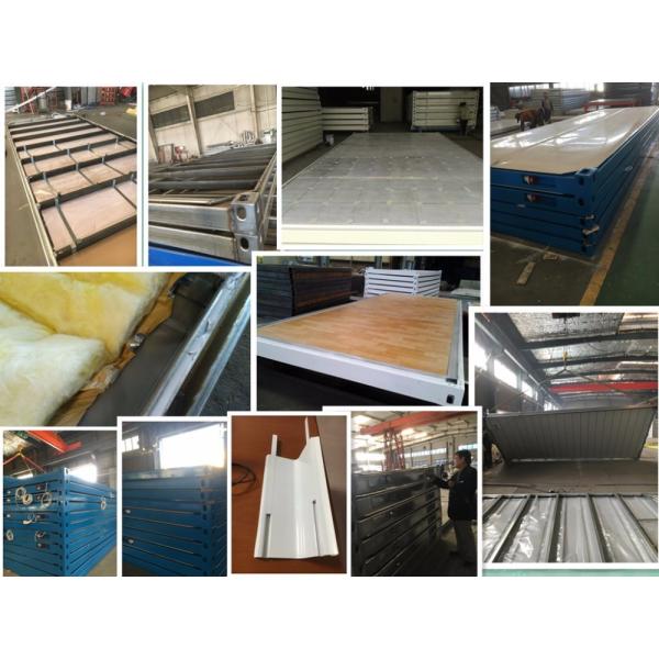 2017 new design China flat pack container house /flat pack container dormitory