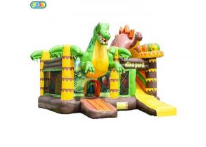 Wholesale Dinosaur Pattern Inflatable Bounce House Combo Soft High Performance from china suppliers