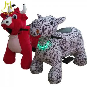 Hansel wholesale electric motorized plush riding animals animal ride for mall