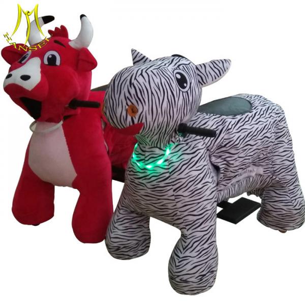 Quality Hansel wholesale electric motorized plush riding animals animal ride for mall for sale