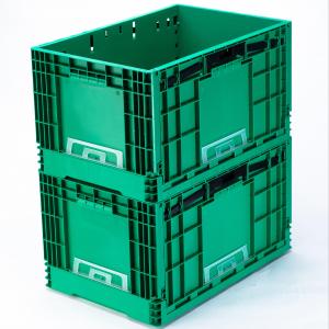 Wholesale Collapsible Mesh Style Double Open Plastic Storage Box for Easy Storage and Transport from china suppliers