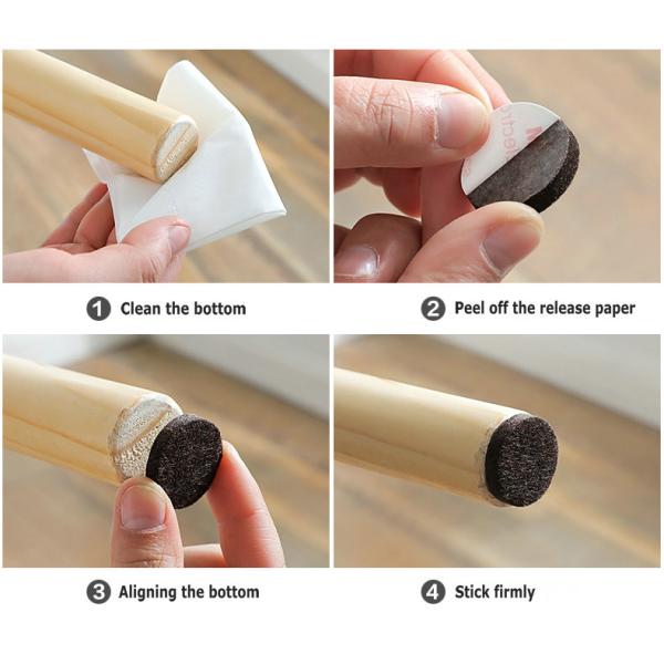Round Double Sided Foam Tape Adhesive , Eva Foam Pad With Insulation Function