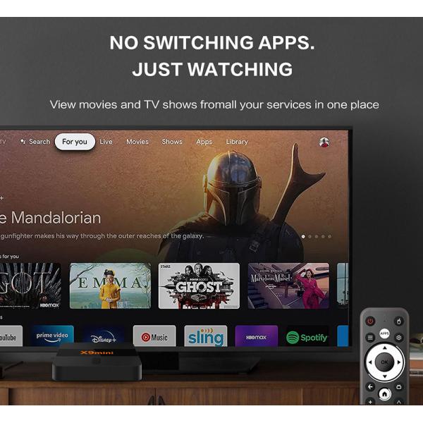 New Android Tv Box Android 9 ATV WIFI BT4.X 1G/8G Best Price Atv Box X9mini With Voice Remote