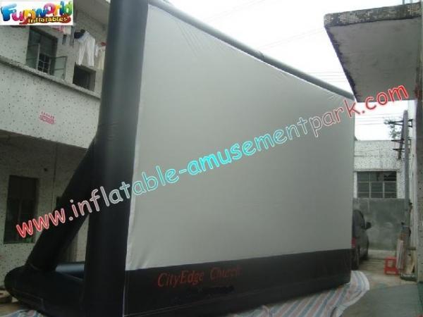 Quality Portable Outdoor Inflatable Movie Screen Rental / Movie Theater Screen for sale