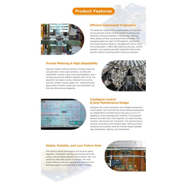 Industrial High Speed Nitrogen Packing Machine Automatic Packaging Machine Bag Sealer Machine Package Machine