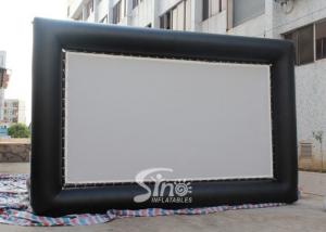 Wholesale Custom made giant advertising inflatable movie screen with back frame for outdoor use from china suppliers