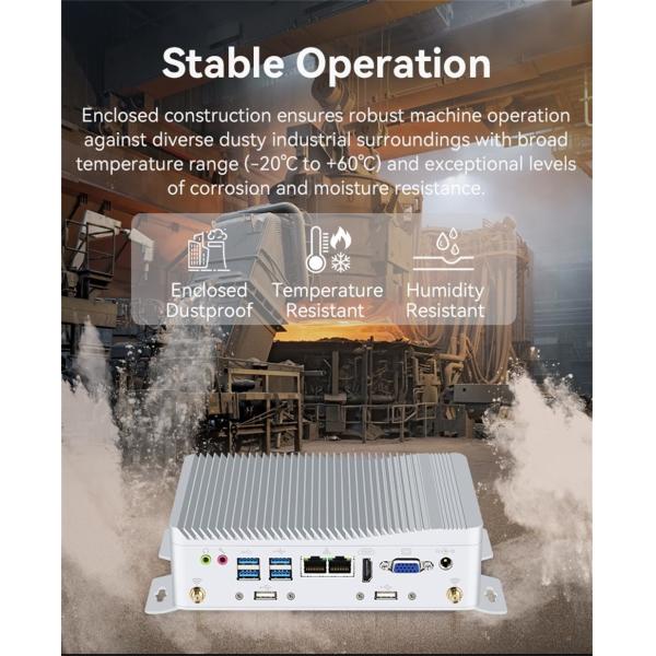 Dual LAN 6COM Industrial PC Intel Celeron J1900 Processor and Core Series Processors