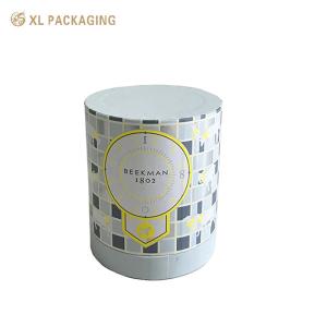 Wholesale Custom Personality Design Cosmetic Essential Oils Skin Care Paper Tube Packaging Box Silver Foil Candle Paper Tube from china suppliers