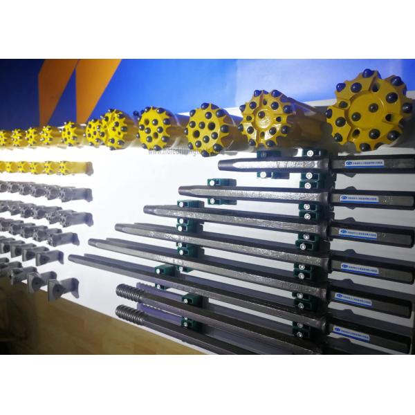 T38 Thread Button Rock Drill Bit 76mm Normal Retrac Spherical Ballistic Carbide