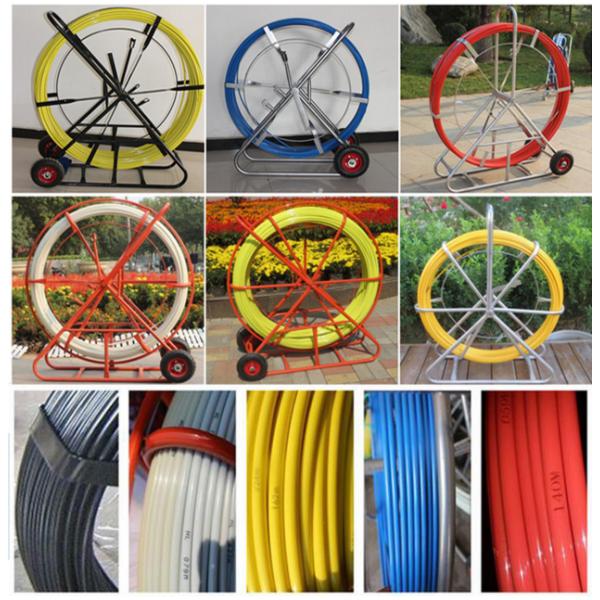 6mm 100m Flexible Fiberglass Fish Tape Duct Rodder for Cable Pulling and Pipeline Operations