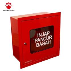 China Recessed Fire Hose Cabinet Fire Extinguisher Cabinet Carbon Steel 304 SS Material for sale