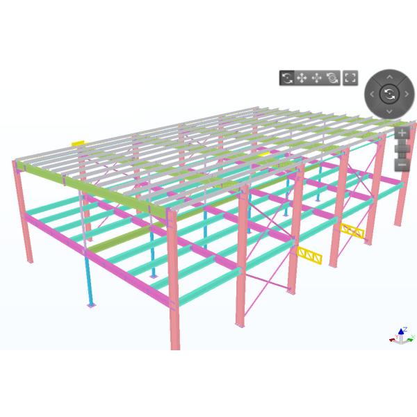 Multi Storey Prefabricated Structural Steel Framework Workshop Building Construction