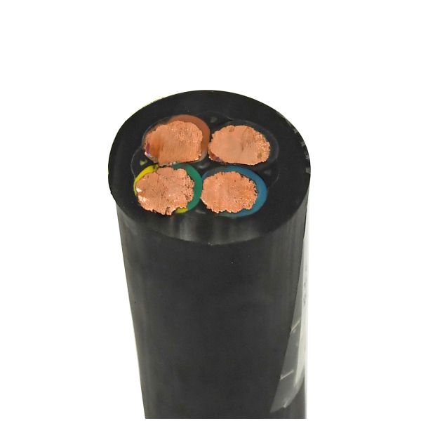 JHS Rubber Flat/Round Industrial Submersible Waterproof Pump Electrical Cable with Pure Copper Stranded Conductor