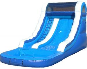 Wholesale Customized Commercial Grade Water Slide , Amusement Park Inflatable Pool Slide from china suppliers