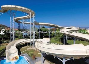 China Family Fun Aqua Park Equipment , Large Water Slides Capacity For 720 Riders Per Hour on sale
