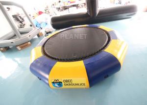 Wholesale 3m Kids Inflatable Water Games Floating Trampoline With Ladder from china suppliers