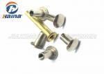 Clothing Hollow Brass Round Flat Head Rivet Blind Rivets Nuts For Footwear