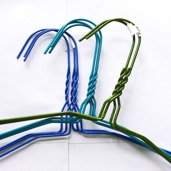 Organize Your Wardrobe with 16 Inches Wire Shirt Hangers and Smooth Surface
