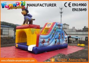 Wholesale 0.55mm PVC Tarpaulin Toddler Inflatable Bouncer Slide Fire Retardant from china suppliers
